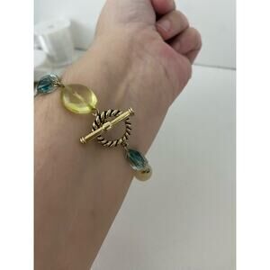 vintage colorful bead bracelet